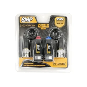 Đồng trục Analog Mạng Cáp Transmitter AHD CVI TVI HD Twisted Pair <span class=keywords><strong>BNC</strong></span> Mạng Cáp đầu làm bằng nhựa bền - Product Image 4