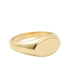 Fashion <b>Rings</b> <b>Titanium</b> Steel Oval <b>Ring</b> Women's Simple Punk Style Gift Jewelry 280628 - Product Image 5