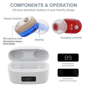 Trending Hot Products Máquina amplificadora de sonido CIC <span class=keywords><strong>Comprar</strong></span> audífono recargable de oído a precio barato para sordera de ancianos - Product Image 2