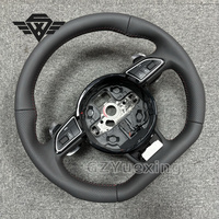 Volant Sur Mesure au Design Sportif, Accessoires Auto en Cuir pour Audi A3 A4 A5 A6 A7 A8 Q3 Q5 Q7