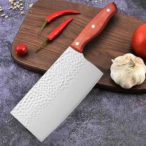 Yangjiang kitchen <b>knife</b>, forged kitchen <b>knife</b>, wooden <b>handle</b>, solid wood chopping <b>knife</b>, sharp kitchen <b>knife</b>, <b>bone</b>-chopping - Product Image 1