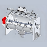 Mélangeur à socs LDH-10 en acier inoxydable personnalisable avec pompe à moteur DC pour le mélange de poudres sèches et de matériaux multi-composants
