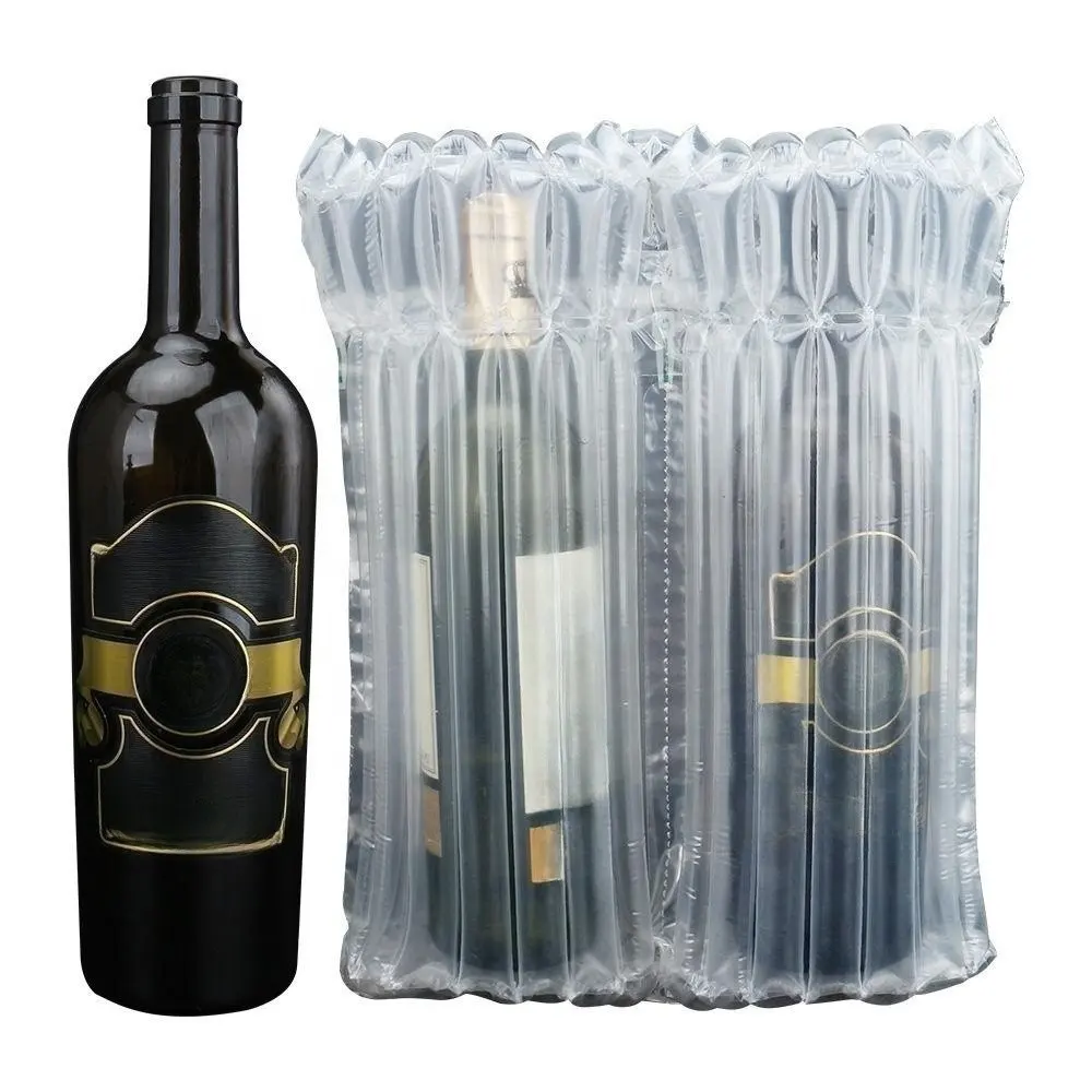 ボトル包装用保護クッション防水素材増粘インフレータブルエアコラムバッグ