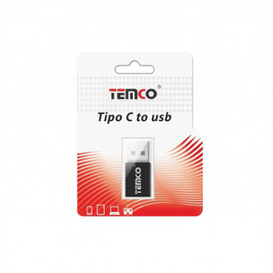 Temco Tipo <b>C</b> To <b>Usb</b> <b>Adapter</b> Male To Male Connector For Devices With Type <b>C</b> Port - Product Image 1