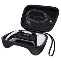 Étui de transport rigide antichoc personnalisé OEM ODM en EVA avec fermeture éclair pour manette PS5, sac de rangement pour jeux
