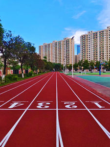 Suelo deportivo INOLP para entrenamiento de maratón 35% Retorno de energía Permeable al aire Capa antifatiga Diseño adaptable al clima para - Product Image 2