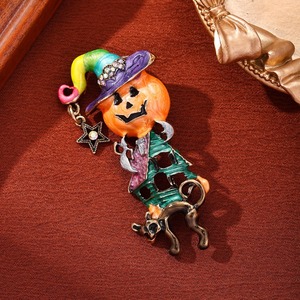 Broche de <span class=keywords><strong>Calabaza</strong></span> de Bruja de Halloween para Mujer, Accesorio Versátil para Fiestas - Product Image 3