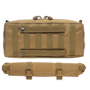 Tactical Accessory Pouch Khaki Outdoor Sports Multi Purpose Storage Bag Unisex Hiking Mountaineering Gear - Product Image 2