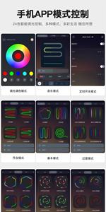 110-240V <b>RGB</b> Waterfall LED Strip Light High Voltage IP65 Waterproof Outdoor Flexible Strip PVC Coated Driver Free for Garden - Product Image 4