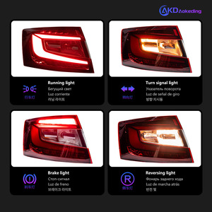 Skoda Octavia 15-17ไฟท้ายแอลอีดีแบบดัดแปลงคู่มือไฟท้าย - Product Image 3