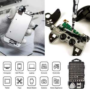 Juego de Destornilladores Magnéticos de Precisión 140 en 1 de Acero al Cromo Vanadio, Kit de Herramientas Multiusos para Reparación de Electrónica OEM, Estuche para Relojes - Product Image 2