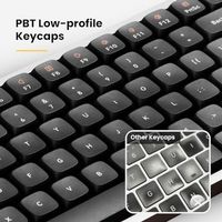 OEM ODM Flow84 Low Profile Mechanical Keyboard 75 Percent Rechargeable Wireless Keyboard with Bluetooth and Wired Connection