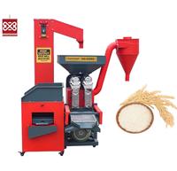 Vente directe d'usine, machine à décortiquer le riz automatique 500-600 kg/h avec moteur, construction en acier au carbone, certifiée ISO CE