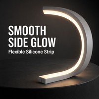 Tira de Luz LED Flexible de Silicona para Decoración de Letreros, 12v 24v, Materiales para Letreros, Luces RGB, Tubo de Luz de Neón