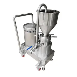 Stainless Steel Nuts Colloid Mill Hygienic Food Sanitary Grade Emulsion Grinder Industrial Almond Milk Machine