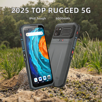 Smartphone robuste 5G PTT QCOM P350 avec écran de 6,3 pouces, processeur Qualcomm Snapdragon, Android, NFC, pour l'extérieur