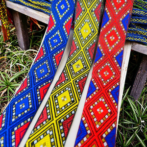 Phong cách dân tộc 3.3 cm chiều rộng Polyester jacquard Ribbon cao tenacity vải dây đeo vải cho may mặc Giày Phụ kiện mô hình ST-995 - Product Image 4