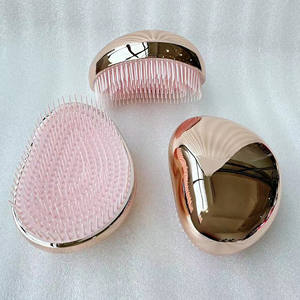 Mini brosse à <span class=keywords><strong>cheveux</strong></span> pour enfants en ABS personnalisé antistatique Démêlant pour bébé avec épingles en nylon et coussin pour <span class=keywords><strong>cheveux</strong></span> <span class=keywords><strong>bouclés</strong></span> - Product Image 1