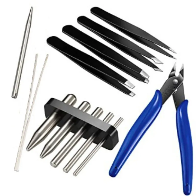 Metal assembly model 3D puzzle special tools needle nose pliers/styling pliers scissors tweezers DIY tool set