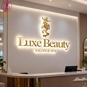 Letrero LED 3D con Logotipo Personalizado, Letrero Metálico con Letras LED Iluminadas para Pared, para Salón de Belleza, Spa, Estudio, Entrega Rápida - Product Image 3