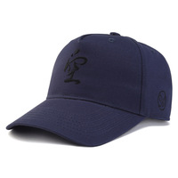 Casquette de baseball en coton de style A à 5 panneaux personnalisée en usine tissu Oxford avec logo de broderie à la main levée motif de points et de fruits