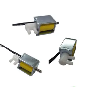 1Pcs Dc 12V Mini Micro Magneetventiel Air Gas Release Uitlaat Ontmoedigd 2 Positie 3 Way Solenoid Uitlaat valve