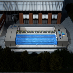 Bơi cạnh tranh ấm lên khu vực Thể thao Lều chống UV mưa nơi trú ẩn rõ ràng Khoảng ổn định khung hiệu quả trang web lập kế hoạch - Product Image 1