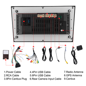 Podofo cho Opel Astra antara Corsa zafira Meriva <span class=keywords><strong>7</strong></span>-inch <span class=keywords><strong>Android</strong></span> đài phát thanh xe hơi không dây Carplay/<span class=keywords><strong>Android</strong></span> tự động/Wifi/GPS OEM bán buôn - Product Image 4
