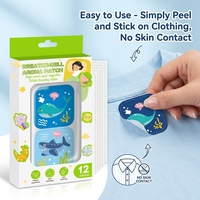 Patch d'aromathérapie adhésif portable, parfum naturel pur, aide à améliorer la respiration et à soulager l'inconfort nasal à tout moment et en tout lieu