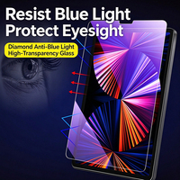Protection d'écran en verre trempé pour iPad 9, iPad Air 5, iPad Pro 11, dureté 9H, anti-rayures, HD clair, film anti-éclats