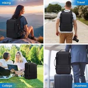 Expandable Carry on Travel <b>Backpack</b> for Airplanes-35L <b>Flight</b> Approved Business Weekender Bag for Men Women - Product Image 6