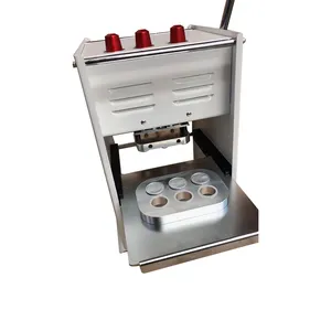 High quality manual pressing 6 holes manual cup sealing machine for empty coffee capsule