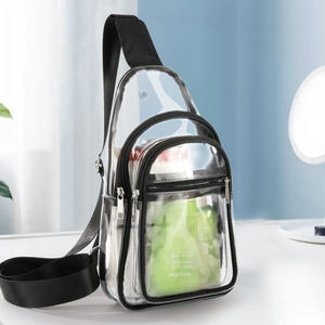 Bolsa de Maquillaje Transparente de PVC, Ecológica, Personalizable, <span class=keywords><strong>con</strong></span> Diseño Ligero y Reciclable para Viajes - Product Image 1