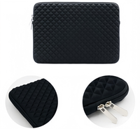 Funda Protectora para Portátil de Neopreno Acolchado con Diseño de Diamantes, Impermeable y Resistente a Golpes, para Macbook de 11, 13, 14, 15, 15.6 y 16 Pulgadas