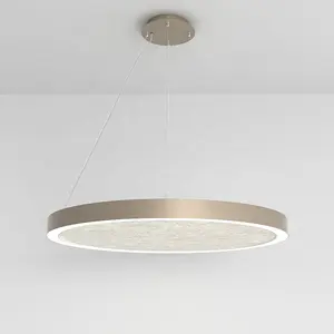 China High End Kantoor Decoratie Ronde Led Plafond Lichtpunt 2.5 Inch Led Lineaire Hanglampen Met Akoestische Panel Vilt