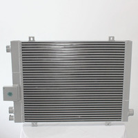 Nouveau refroidisseur de compresseur d'air en aluminium HM, échangeur de chaleur à plaques ailettes, refroidisseur combiné air/huile pour compresseur à vis