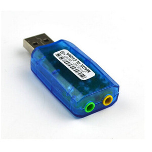 Tarjeta de sonido USB externa de 2 canales para ordenador portátil, adaptador de audio - Product Image 1
