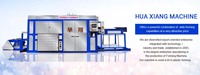 Grote productie automatische hogesnelheids vacuümvormapparaat voor zaaitrays, fruit- en groentebakken van PS/PP/HIPS met motor