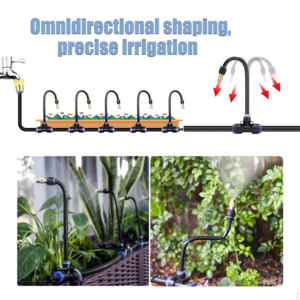 정원, 온실, 수족관용 만능 금속 노즐 분무기 - 농장용 미세 분무, 물주기, 가습, 분무 - Product Image 6