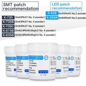 Kellyshun Hàn dán K-569A sn60pb40 No.3 500g BGA sửa chữa Hàn dán kim Ống <span class=keywords><strong>SMD</strong></span>/SMT Hàn làm bằng thiếc cho pcba - Product Image 2