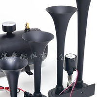 Kit de compresseur d'air miniature en fer 3L 150 PSI avec avertisseur sonore 12V universel pour voitures, camions, bus, trains AS174A+AS097AB