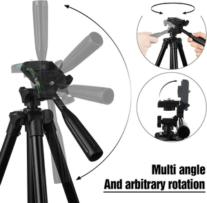 Chuyên Nghiệp Xách Tay Nhiếp Ảnh <span class=keywords><strong>Tripod</strong></span> Odm/OEM Máy Ảnh Điện Thoại Di Động <span class=keywords><strong>Tripod</strong></span> 3130 Cho Vòng Ánh Sáng Điện Thoại Thông Minh Tùy Biến <span class=keywords><strong>Tripod</strong></span> - Product Image 4