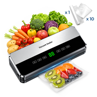 65kPa 120W 30cm 4L/min ecran tactile coupe-sac cuisine alimentaire machine sous vide soudeuse emballage alimentaire