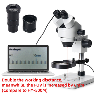 <span class=keywords><strong>Microscopio</strong></span> con cámara USB 2,0 tipo C de 5MP, adaptador <span class=keywords><strong>Ocular</strong></span> incorporado de 0.5X, <span class=keywords><strong>Ocular</strong></span> Digital electrónico HD para <span class=keywords><strong>microscopio</strong></span> biológico ESTÉREO - Product Image 5