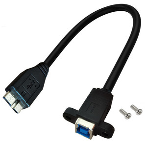 สายเคเบิลอะแดปเตอร์ตัวผู้เป็นตัวยูเอสบี3.0ไมโคร <span class=keywords><strong>B</strong></span> ตัวผู้เป็นตัวเชื่อมพีวีซีสำหรับเครื่องพิมพ์/สแกนเนอร์/คอมพิวเตอร์ - Product Image 2