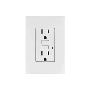 Dispositivo de Protección Contra Fallas a Tierra (GFCI) con Contacto Dúplex de 72 Unidades, Oslo, Volteck - Product Image 1