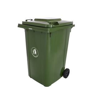 New outdoor 360L plastic garbage can dust bin on wheels - Product Image 3