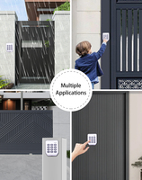 YETKP01 Precio de Fábrica, Control Remoto Universal de 12 Teclas para Puerta Inteligente, 433mhz, Código Variable, para Controlador de Puerta de Garaje, Teclado Inalámbrico con Contraseña