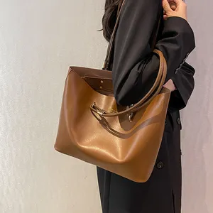 Grande capacità Sac A Main Femme borsa in pelle PU borse A mano in pelle borsa Tote da donna per donna