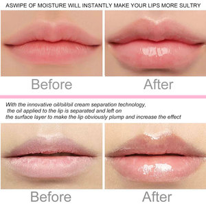 Lip Glow Oil 10 couleurs huile à lèvres brillante nourrissante formule non collante hydratante pour le rouge à lèvres à lèvres Water Light - Product Image 4